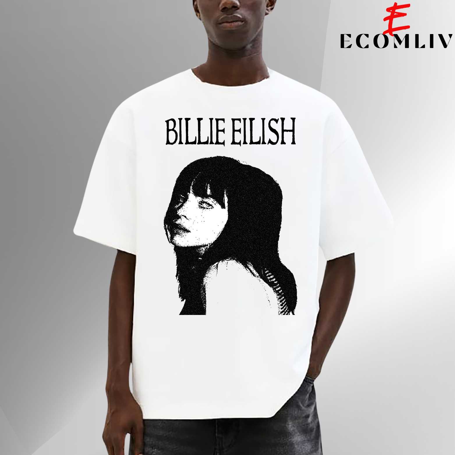 Billie Eilish Graphic Tee, Pop Music Streetwear T-Shirt
